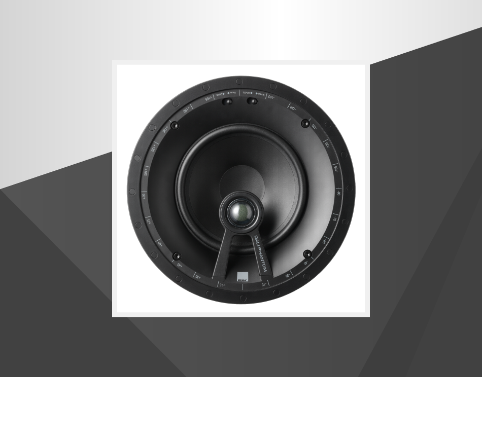 DALI PHANTOM E-60 IN-WALL / IN-CEILING SPEAKER